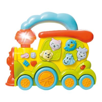 Музична іграшка Baby team Паровозик зі світловим ефектом (8636)