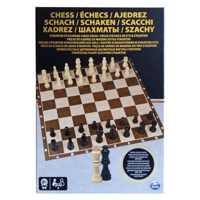 Настільна гра Spin Master Шахи дерев’яні фігури (SM98367/6033313)