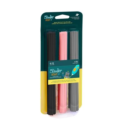 Набір стрижнів для 3D-ручки 3Doodler Start Мікс 75 шт (3DS-ECO-MIX3-75)