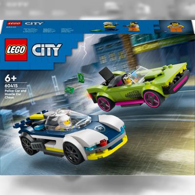 Конструктор LEGO City Переслідування маслкара на поліцейському автомобілі (60415)