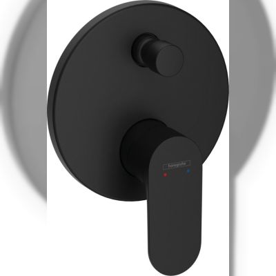 Змішувач для ванни Hansgrohe Rebris S 72466670, прихований монтаж, чорний матовий