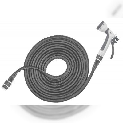 Шланг для поливу Bradas TWIST HOSE 12-24 м (сірий) (WTW1224GY)