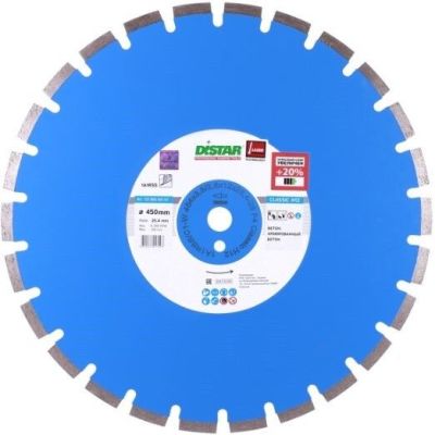 Алмазний диск Distar 1A1RSS/C1-W 454x3,8/2,8x12x25,4-26 F4 Classic H12 (12185004161)