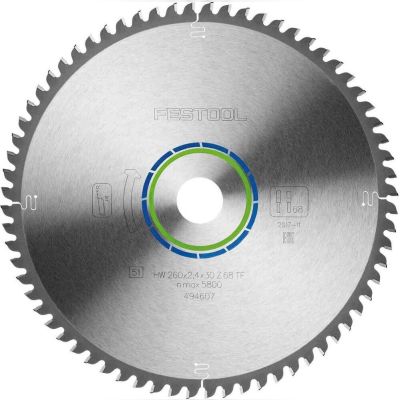 Диск пиляльний ALUMINIUM/PLASTICS HW 260x2.4x30 мм TF68 Festool (494607)