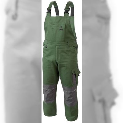 Робочий комбінезон HOEGERT RUWER 2XL (56), темно-зелений (HT5K360-2XL)