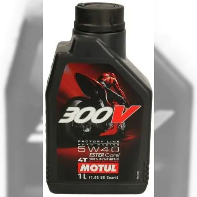 Моторна олива Motul 300V 4T Factory Line Road Racing, 5W40, 1 л (104112)