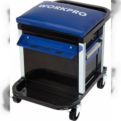 Набір інструментів автослюсаря (з сидушкой) Workpro 136 од. (W009039)