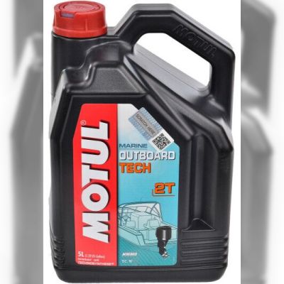 Моторна олива Motul Outboard Tech 2T, 5 л (101728)