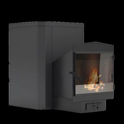 Піч для лазні та сауни VESUVI класик 20 куб.м зі склом 400*400 (PBS-VKlas20-40V)