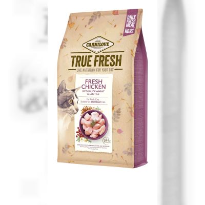 Сухий корм для котів Carnilove True Fresh Cat 1,8 кг - курка