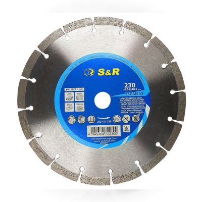 Диск алмазний S & R Meister 230x22.2 бет.арм cуx/мо (252472230)