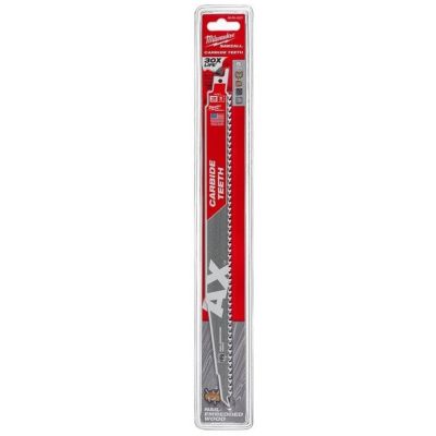 Полотно для шабельної пилки Milwaukee AX Carbide teeth 30XLife (48005227)