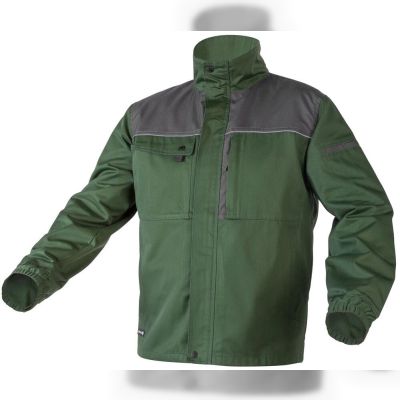 Робоча куртка HOEGERT RUWER XL (54), темно-зелена (HT5K359-XL)