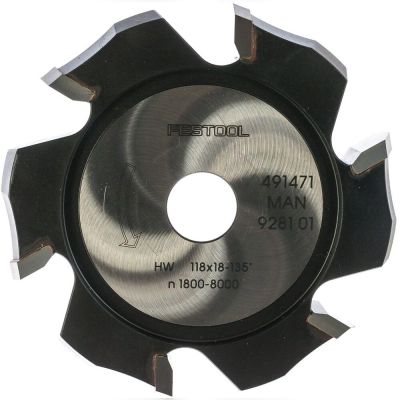 Фреза дискова V-подібна Festool HW 118х18 мм, 135 град. (491471)