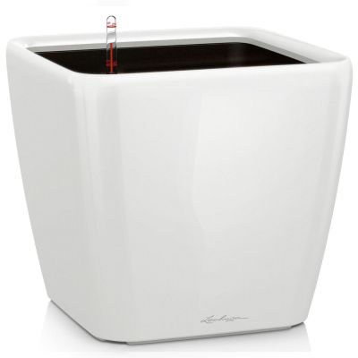 Вазон Lechuza Quadro Premium LS 35 (білий) (16160)