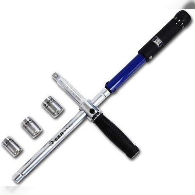 Динамометричний ключ з торцевими голівками S&R 1/2" 70-170 Hm (465012170)