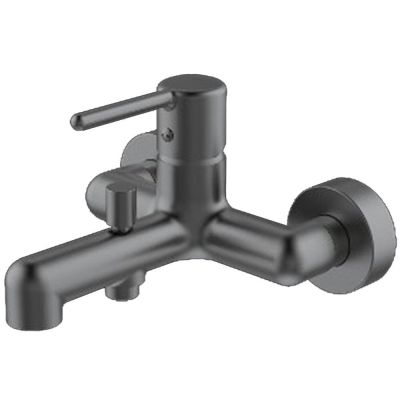 Змішувач для ванни и душа Devit Do It, колір brushed gun metal (5050030B)