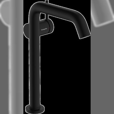 Змішувач для умивальника Hansgrohe Tecturis S 240 CoolStart одноважільний, push-open, чорний матовий (73370670)