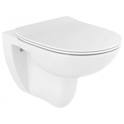 Унітаз підвісний ROCA з сидінням Slim slow closing DEBBA Round Rimless (A34H992000)