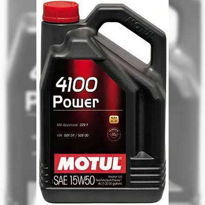 Моторна олива Motul 4100 Power, 15W50 4 л (100271)