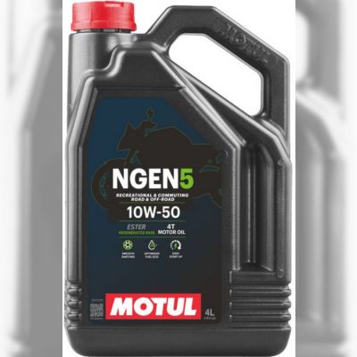 Моторна олива Motul NGEN 5 4T SAE 10W-50, 4 л (111832)