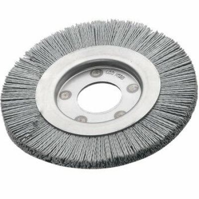 Щетка Lessmann цилиндрическая 200х80х16х43мм dmin/max 16-60мм полимерабразивная проволока SIC 320/0.6 6000 об/хв (362871)