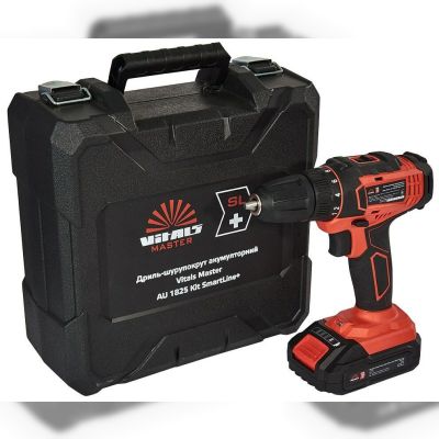Дриль-шурупокрут акумуляторний Vitals Master AU 1825 Kit SmartLine+ (184442)