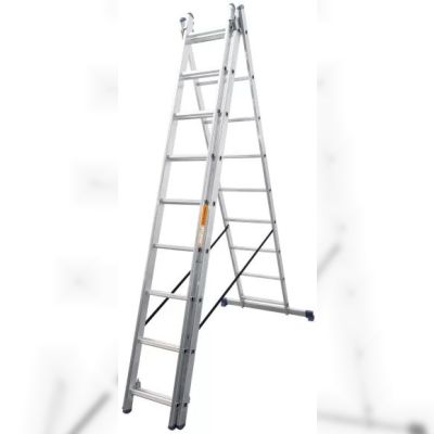 Драбина алюмінієва трисекційна BLUETOOLS 3x9 (160-9026)