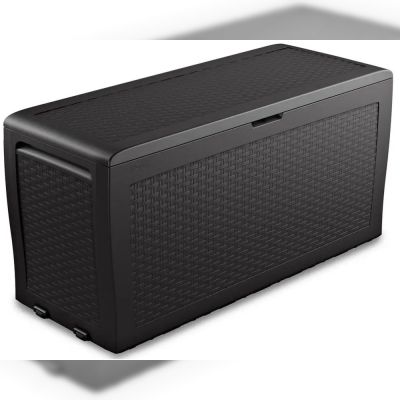 Вуличний ящик Keter Samoa Rattan Box 270 л, графіт (246963)