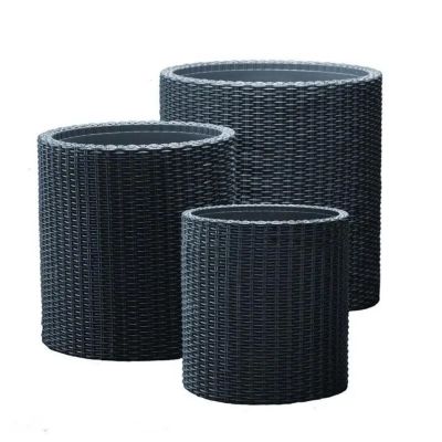 Комплект кашпо Keter Cylinder Planters S+M+L (230217)