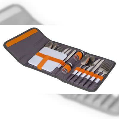 Набір столових приборів Bo-Camp Picnic 17 Pieces 4 Person Grey (7504340)