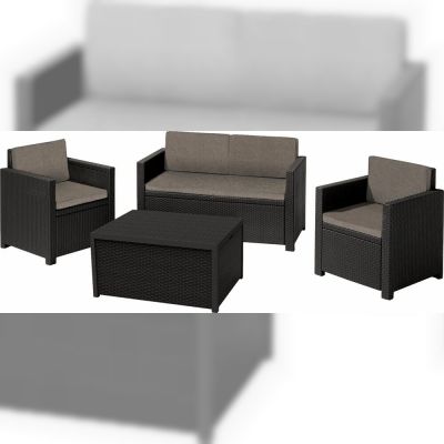 Набір садових меблів Allibert Monaco Set, коричневий (8711245128207)
