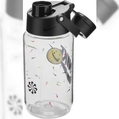 Пляшка Nike TR RENEW RECHARGE CHUG BOTTLE 16 OZ 473 мл (прозорий/чорний) (N.100.7634.968.16)