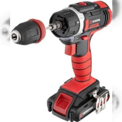 Акумуляторний дриль-шурупокрут INTERTOOL WT-0317