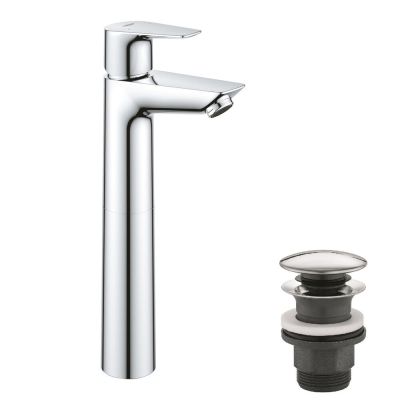 Змішувач для раковини Grohe QuickFix StartEdge XL-Size з донним клапаном (23777001)