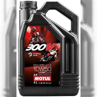 Моторна олива Motul 300V² 4T Factory Line Road/Off Road, 10W50 4 л (108587)