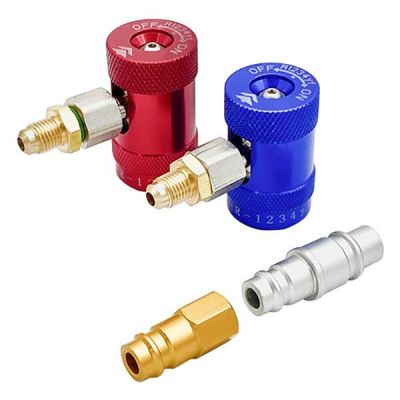 Комплект заправних муфт та перехідників для автокондиціонера LAUNCH VALUE1234kit