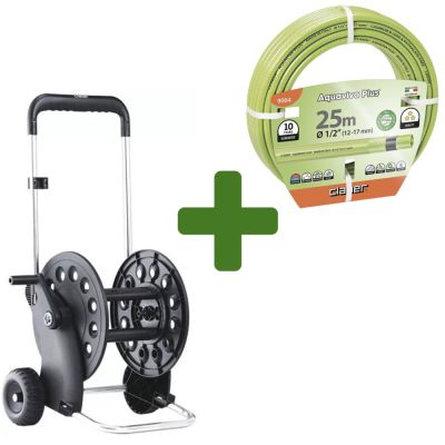 Візок зі шлангом Claber ECOSEI + Aquaviva Plus 3/4 " 25 м