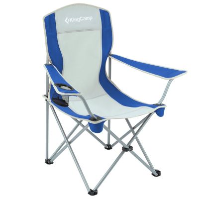 Стілець KingCamp Arms Chairin Steel Grey / Blue (KC3818)