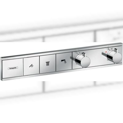 Термостат для ванни HANSGROHE RainSelect на три клавіші, прихований монтаж, хром (15381000)