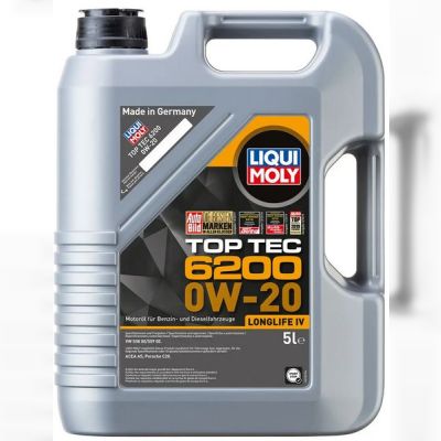 Синтетична моторна олива LIQUI MOLY Top Tec 6200 0W-20, 5 л (20789)