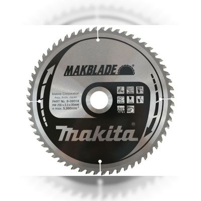 Пильний диск Makita MAKBlade по дереву 255x30 60T (B-09014)