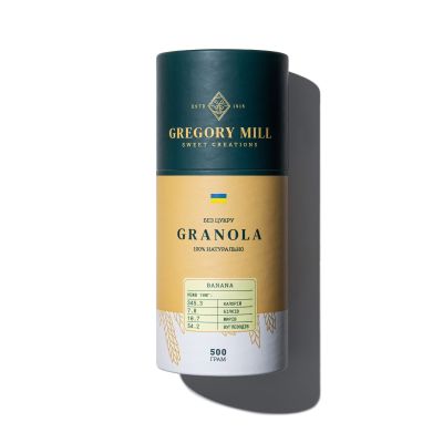 Гранола Gregory Mill Banana, 500 г