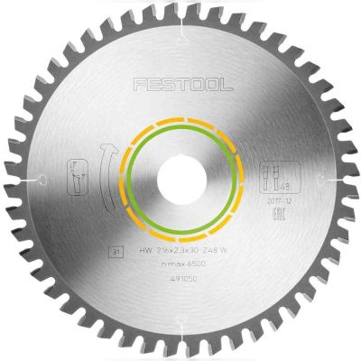 Диск пиляльний Festool WOOD FINE CUT HW 216x2.3x30 мм W48 (491050)