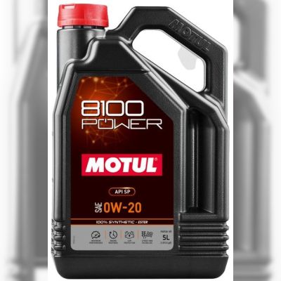 Моторна олива Motul 8100 Power SAE 0W-20, 5 л (111799)