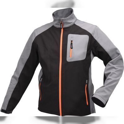 Куртка SoftShell чорно-сіра Yato YT-79535 розмір XXXL