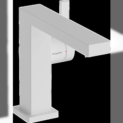 Змішувач для умивальника push-open Hansgrohe Tecturis E 110 CoolStart Matt White (73020700)