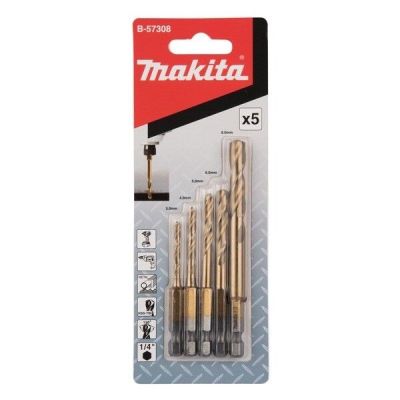 Набір свердел Makita HSS-TiN (B-57308)