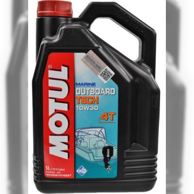 Моторна олива Motul Outboard Tech 4T 10W30, 5 л (106447)