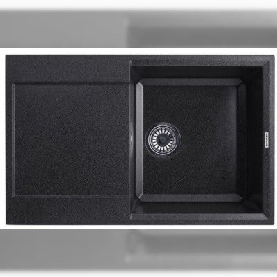 Кухонна мийка Kroner KRP Komposit GRB-7850, 8 мм (CV031064)
